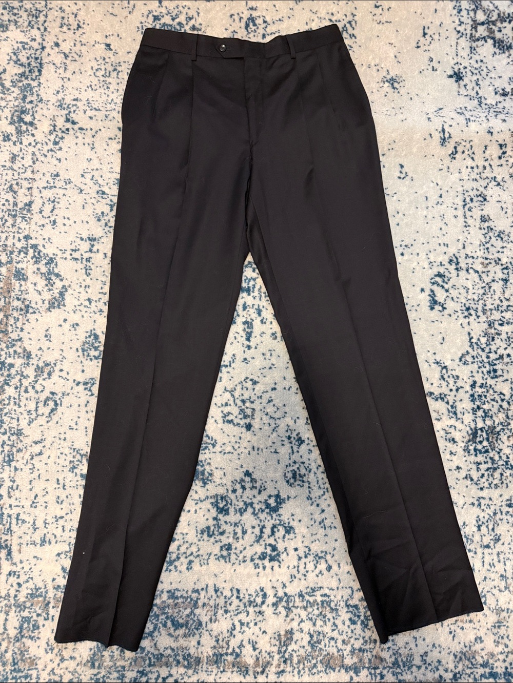 Jos. A. Bank Black Pleated Dress Pants